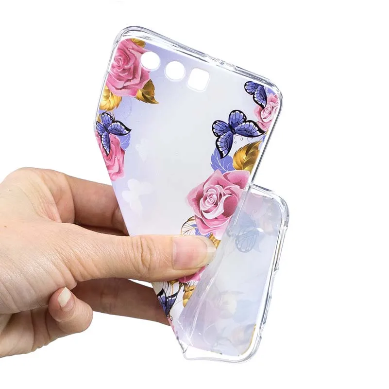 Husky Cherry blossoms Printed Soft TPU Case For Huawei Honor 9 Lite Comic Silicone Back Cover 6C 6A 7C Cases |