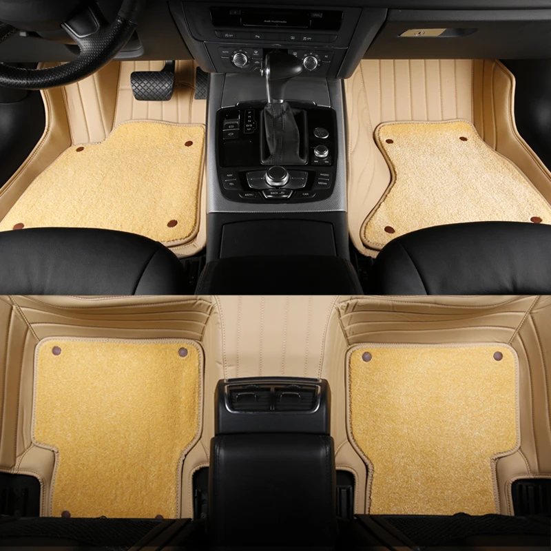 Пользовательские автомобильные коврики для Volkswagen все модели vw passat b5 6 polo golf tiguan