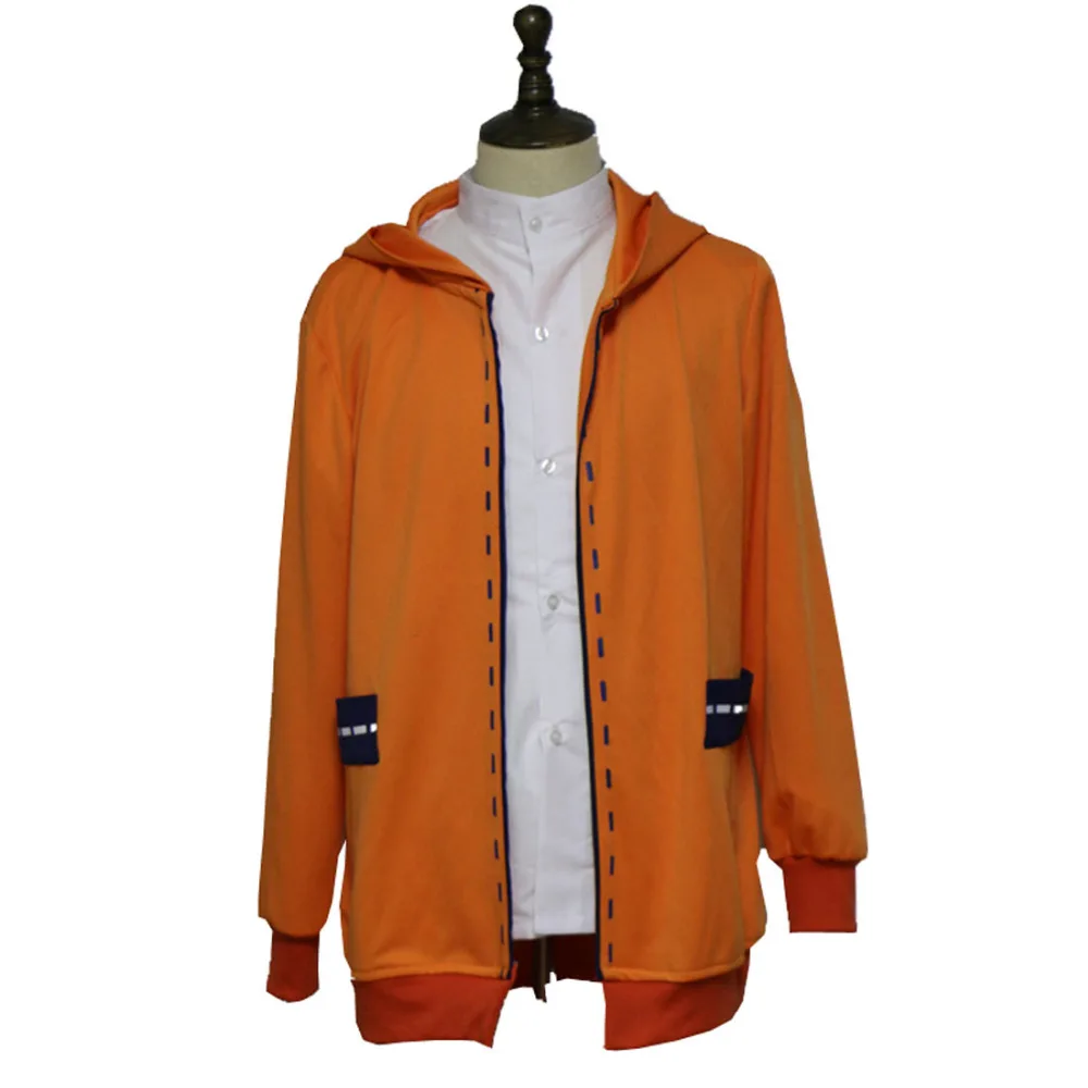 

2017 Anime Figure Yomotsuki runa Orange Rabbit Hoodie Jacket Long Coat Halloween cosplay costume for Adult