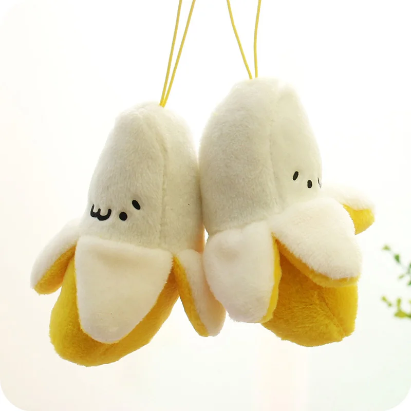 5 см/7 см Kawaii банан плюшевые животные куклы игрушки небольшой размер подвесные