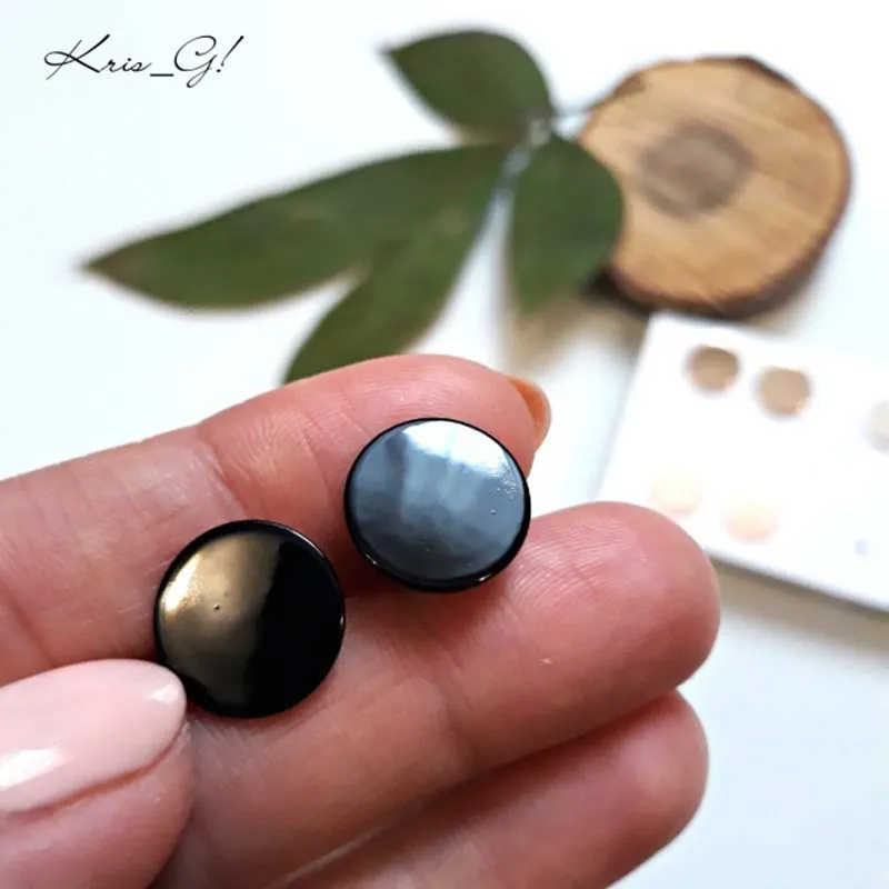 Модные серьги гвоздики 4 пары/компл. набор аксессуаров для женщин черные розовые