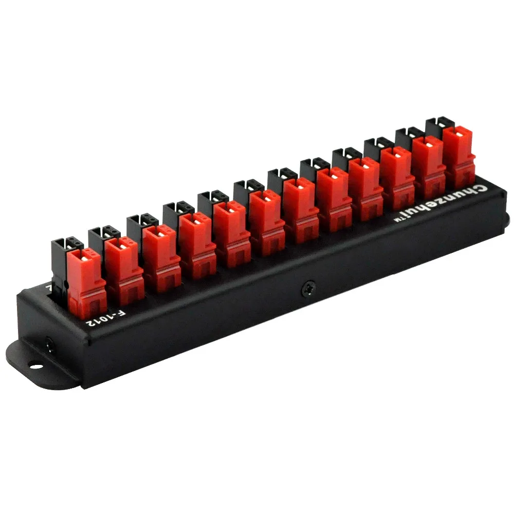Блок распределения питания Chunzehui F-1012, 12-позиционный, 45 А, разъем, распределитель питания