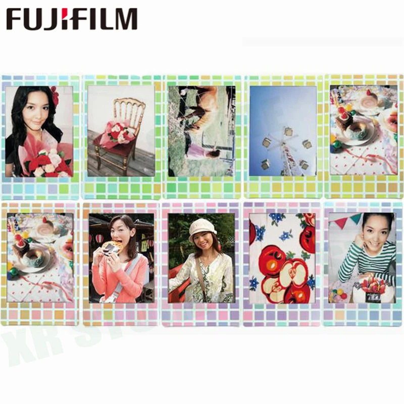 Белая пленка для Fuji Instax Мини 11 8 9 витражная витраила камеры Instant Фотобумага 10