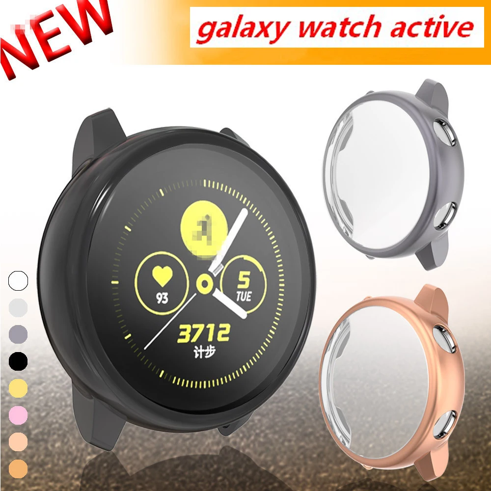 Защитный чехол из ТПУ для samsung galaxy watch active ремешок часов Мягкий защитный Galaxy Active