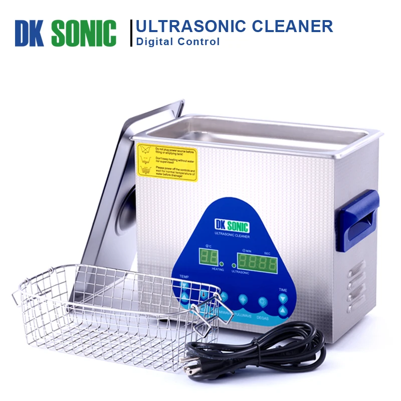 Цифровой DK SONIC 3.2L Ультра звуковой пистолет Очиститель Degas нагрев нержавеющая