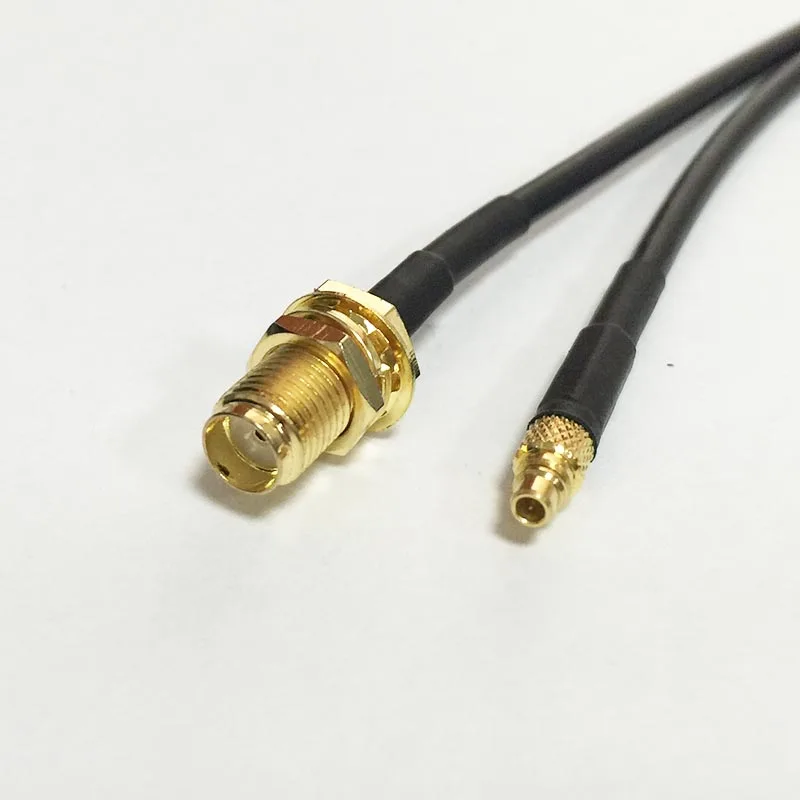 Новинка розетка разъем SMA гайка переключатель штекер MMCX отрезок кабель RG174 20 см 8
