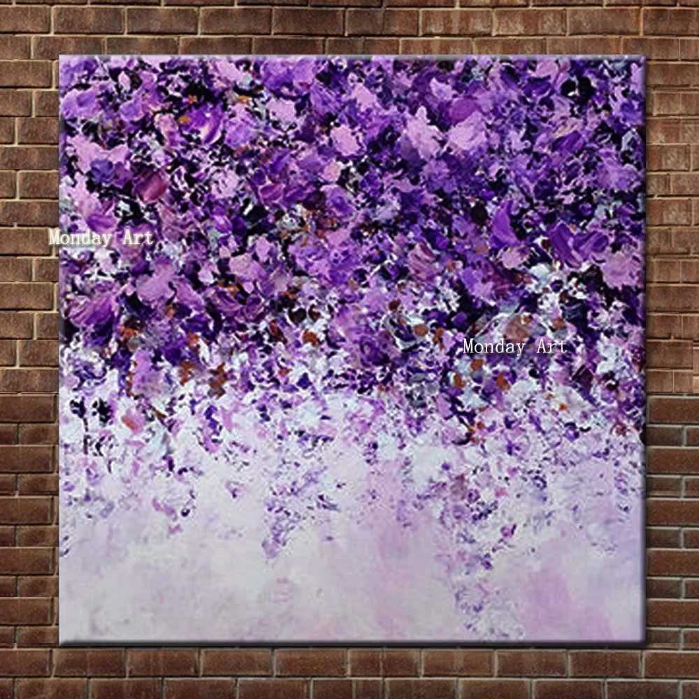 

Abstract Art Hand Painted Flower paintings handmade Landscape Canvas Oil Painting Flower painting Wall Picture for Living rooms