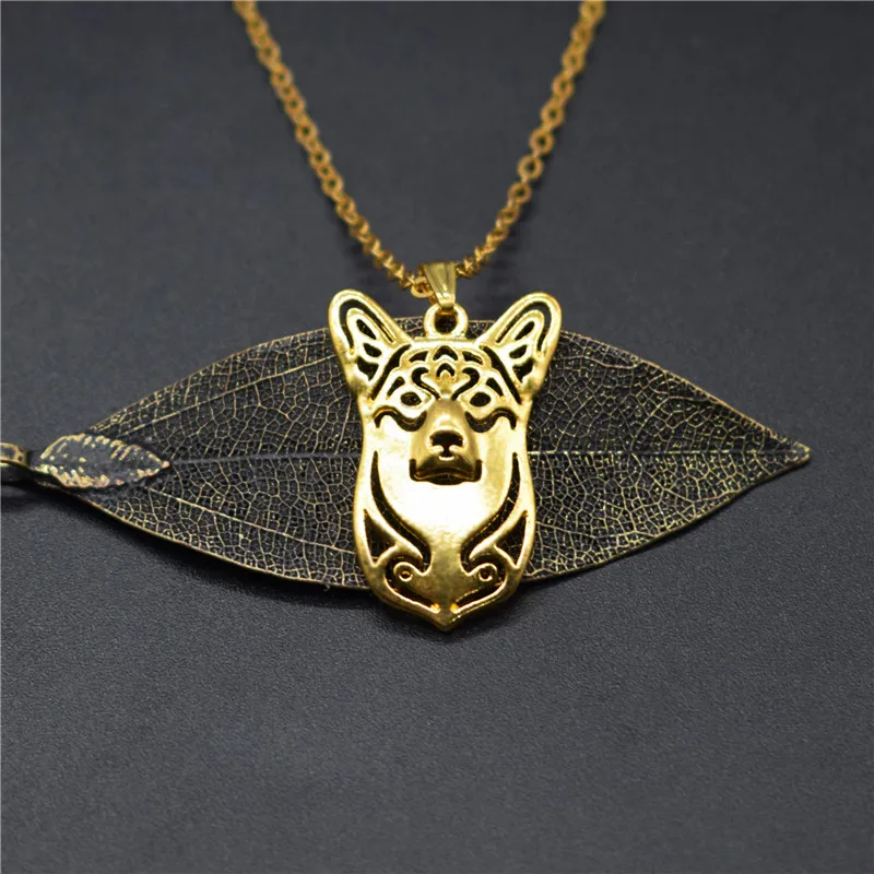 

Elfin Pembroke Welsh Corgi Necklaces Gold Color Silver Color Dog Jewellery Welsh Corgi Pendant Necklaces Women Men Jewellery