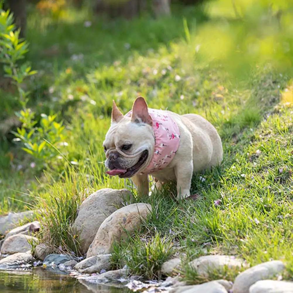 Охлаждающий нагрудник для домашних животных полотенце собак шарф со льдом