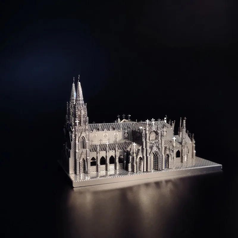 Пазл HK NANYUAN ST.PATRICK'S 3D собор Металлическая Модель для сборки украшение дома