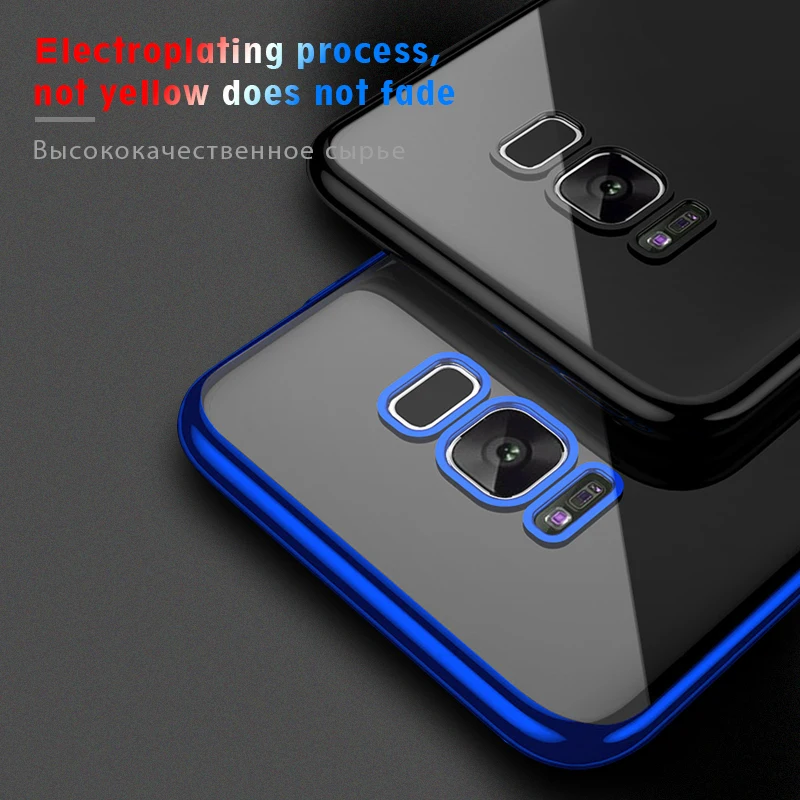 Покрытие мягкий TPU чехол для samsung Galaxy S8 S9 плюс S7 S6 край A8 A6 плюс A9 A7 A7 A5 A3 Сверхтонкий чехол-накладка чехол