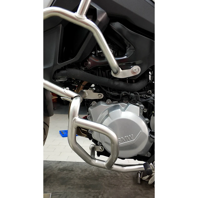 For BMW F850GS F750GS 2018 2019 Upper and Lower Motorcycle Engine Frame Protector Crash Bars Guards Highway Silver | Автомобили и