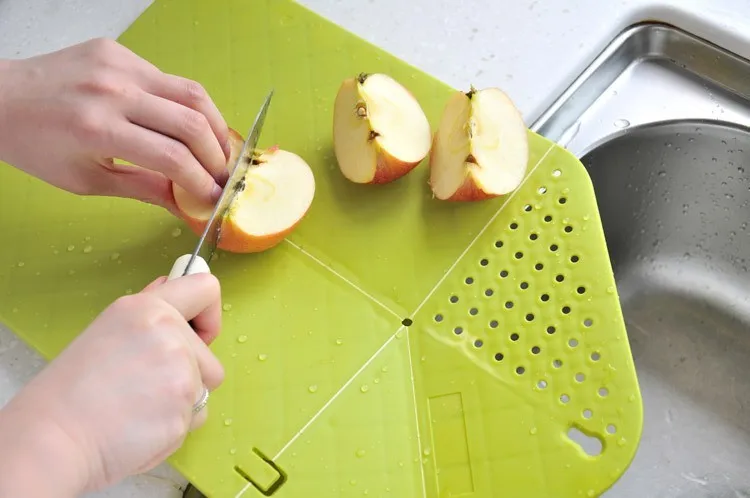 Kitchen Foldable Chopping Block Creative Non-slip Folding Cutting Board Camping Outdoor Cooking Mat Tool 16013 | Дом и сад