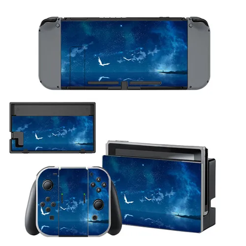 YSNS0758 Dragon Quest Наклейка Виниловая наклейка для nintendo Switch NS консоль+ контроллер+ подставка держатель Защитная Наклейка - Цвет: YSNS0758
