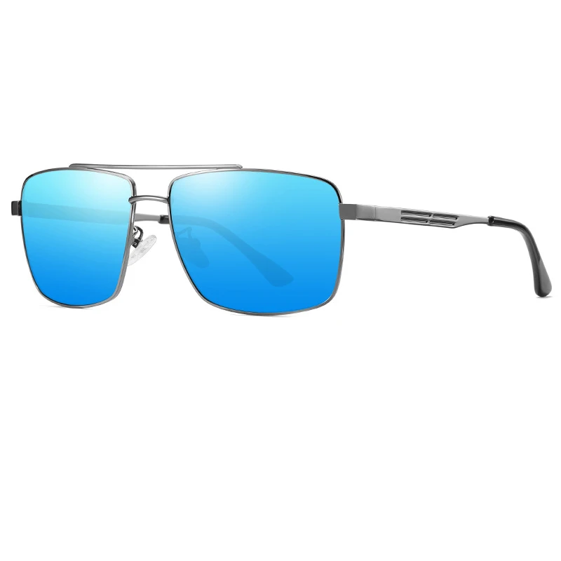 Роскошные Брендовые мужские солнцезащитные очки модные квадратные