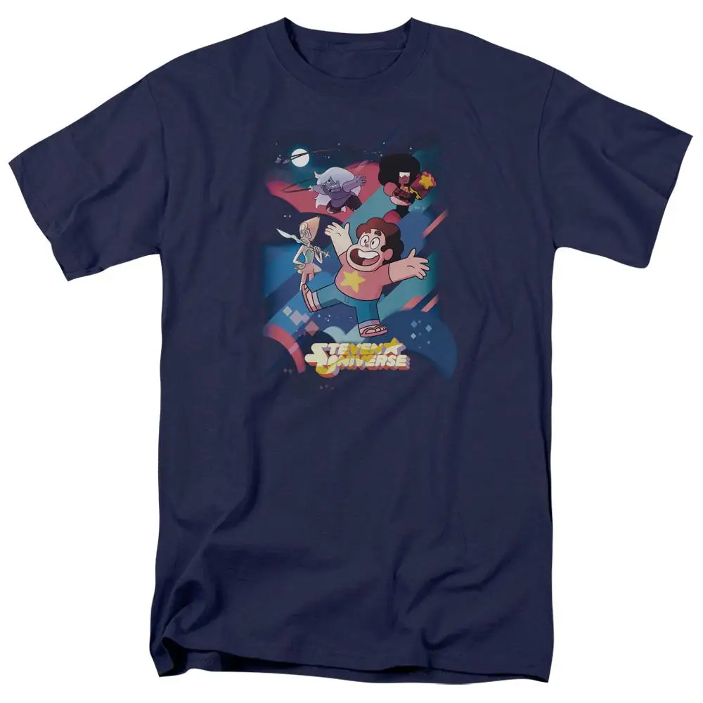Мужская классическая футболка Steven Universe Group Shot|Мужские футболки| |