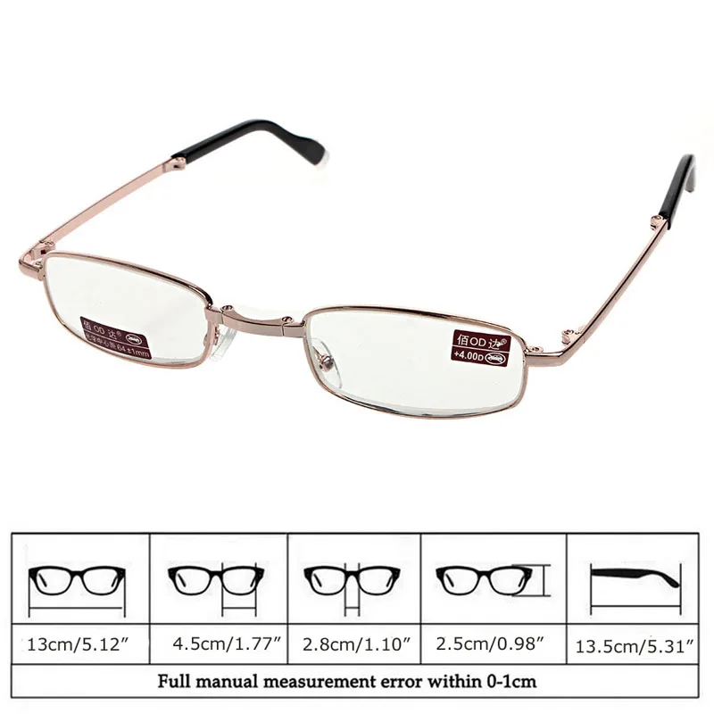 1 шт. складные металлические очки для чтения|foldable reading glasses|reading glasses metalreading eyeglass |