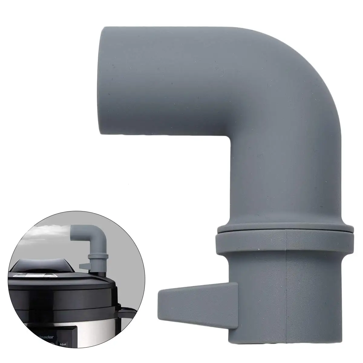 Steam Release Diverter Cupboards/Cabinets Steam Release Accessory Compatible, With Instant Pot& Pressure Cooker Mini 3/5/6/8 - Цвет: Grey