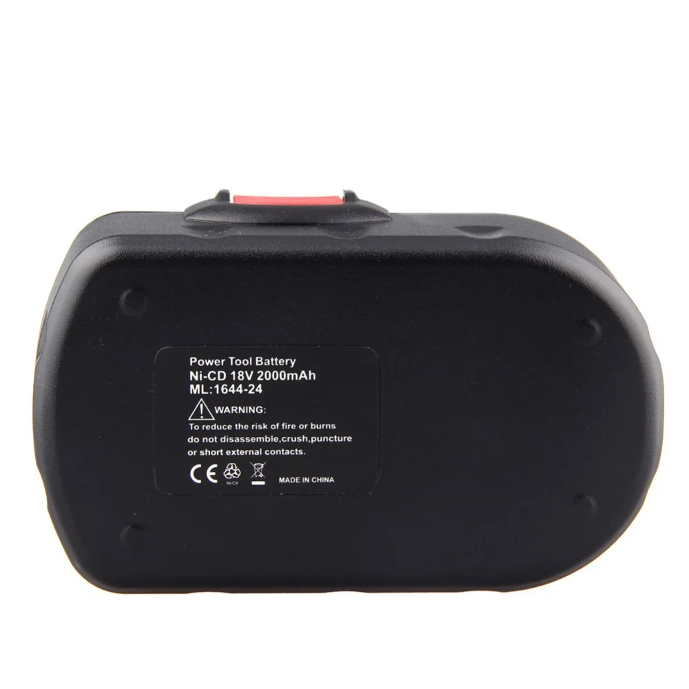 Сменный аккумулятор Eleoption 18 в Ni-MH 2.0Ah для электроинструмента Bosch BAT025 BAT026 BAT160 BAT180
