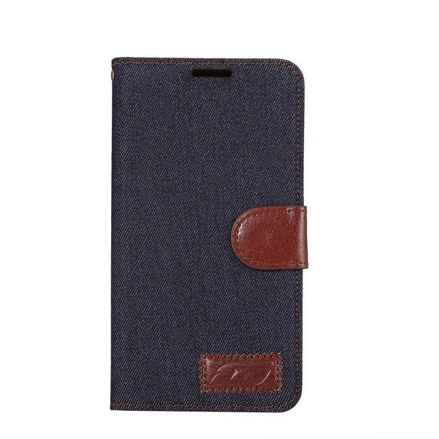 300 шт./лот Новый Бумажник Флип Denim Кожаный Чехол Для Samsung Galaxy Note 5 Note5 N9200 Телефон