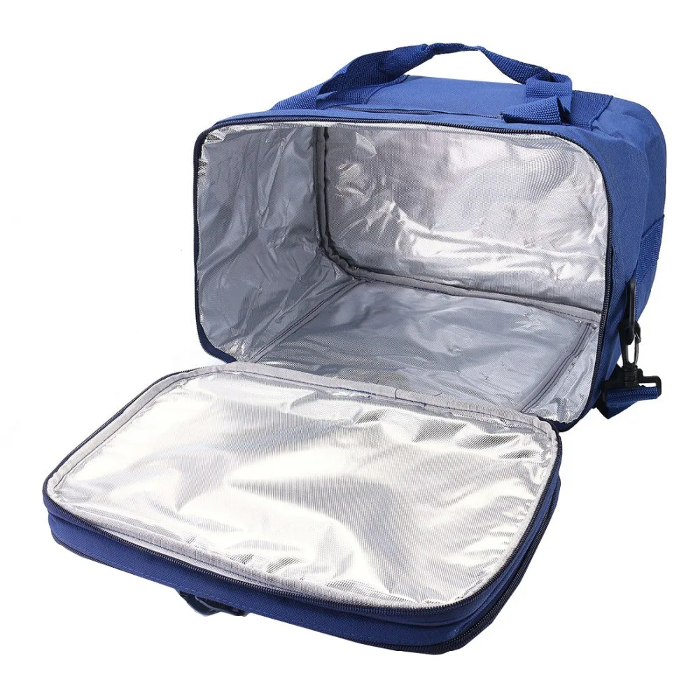 

Emarald Thermal Cooler Insulated Lunch Bag For Kid School Work Picnic Large Capacity Men Handbag Thermo Food Bags Lunch Box