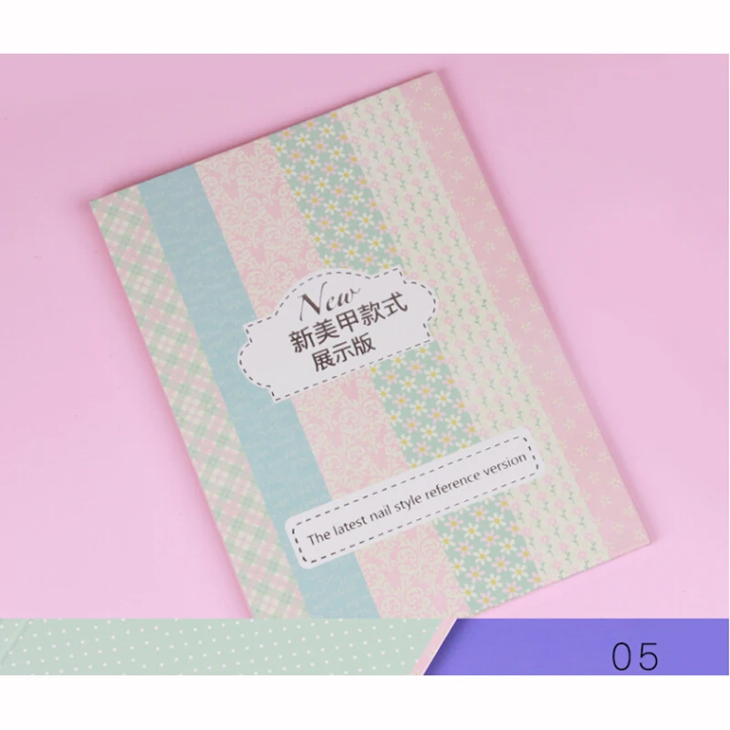 Новое поступление ногтей Дисплей Book/Модная женские ногти маникюрного салона с
