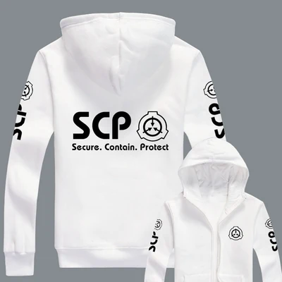 Новые толстовки для мужчин и женщин для аниме SCP основа дизайн толстовка унисекс куртка толстовка с капюшоном - Цвет: D