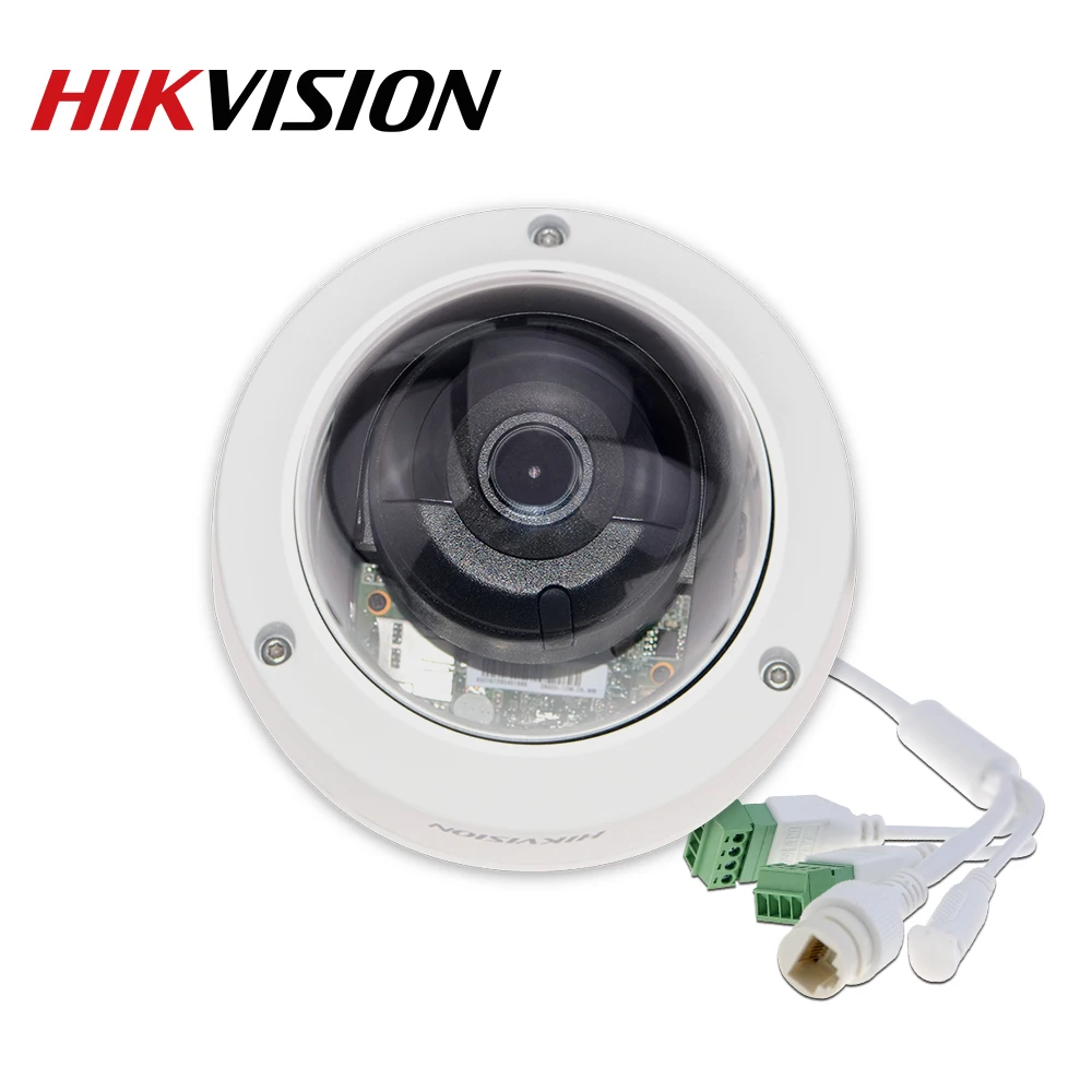 Купольная камера видеонаблюдения Hikvision 6 МП фиксированная сетевая H.265 IP67