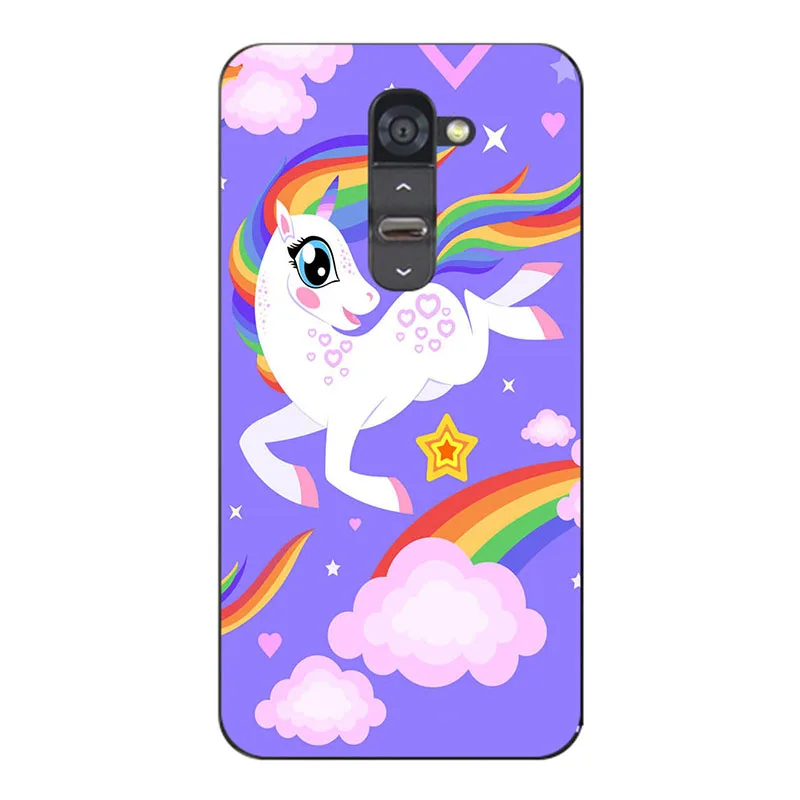 Силиконовый чехол для телефона LG G2 с принтом цветов кошек тигра Optimus G 2 D802 D805 D801