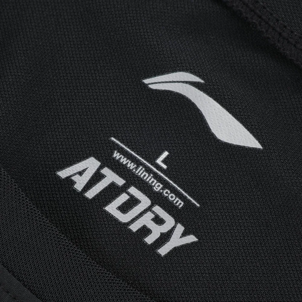 Li-Ning мужская тренировочная серия футболка на сухой дышащей подкладке из полиэстера и спандекса, комфортная Спортивная футболка ATSN281 MTS2861