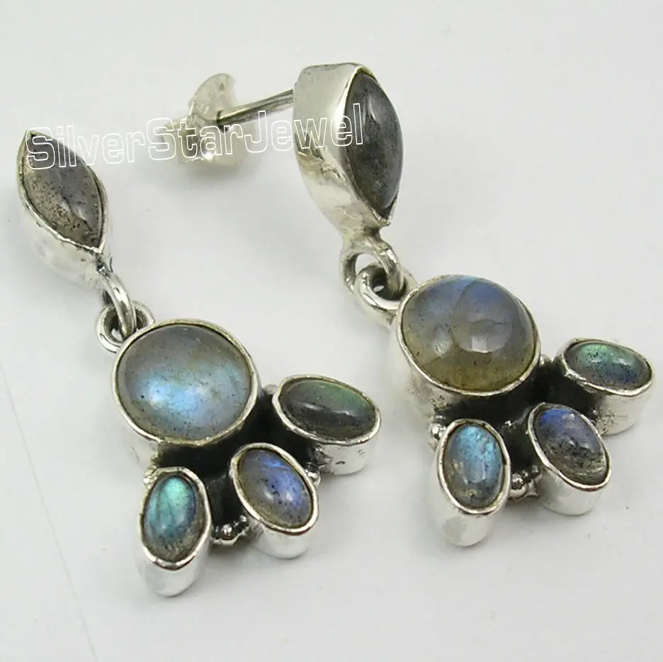 Серебряный аметистами и Перидотом S earrings1 пара серьги Религия ювелирные изделия вариации