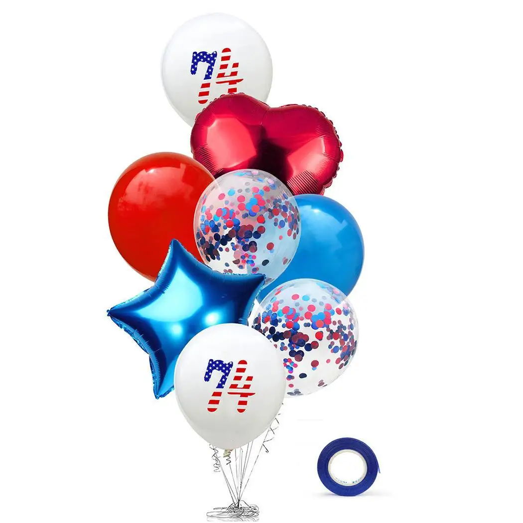 Американский День Независимости набор воздушных шаров эмульсии декоративные