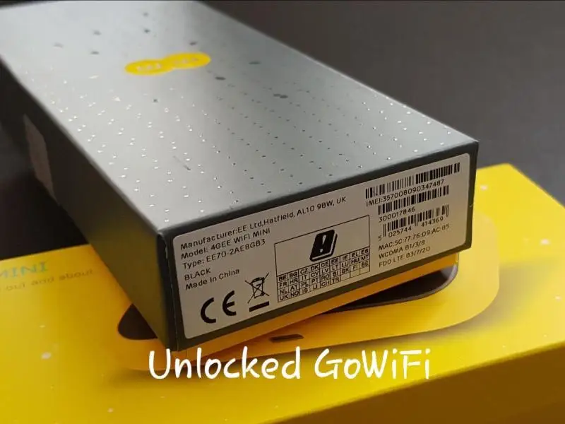 

Alcatel ee70 4G Wifi Player 4G 300Mbps 2150mAh battery 802.11ac Wifi Support 20 Connections