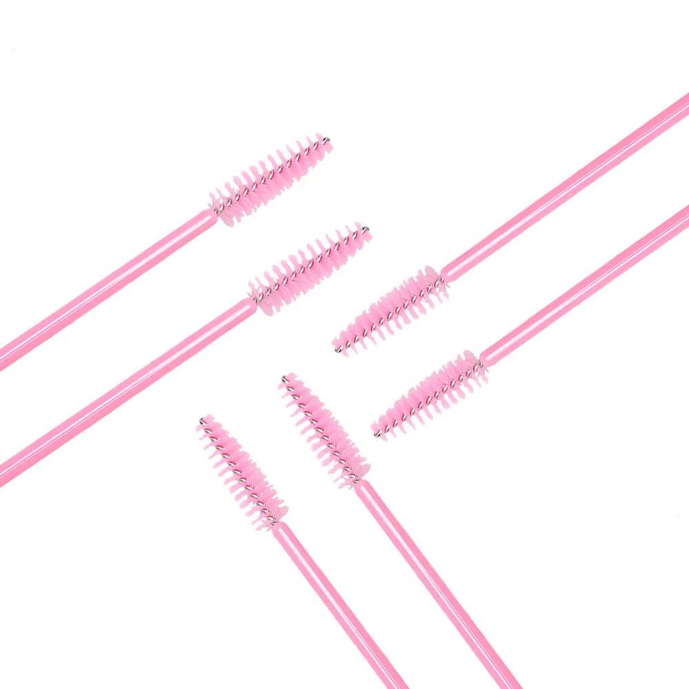 

100pcs/pack Disposable Mascara Wands Eyelash Extension Brush Applicator Spoolers Eye Lash Tool Make Up Brushes Professional