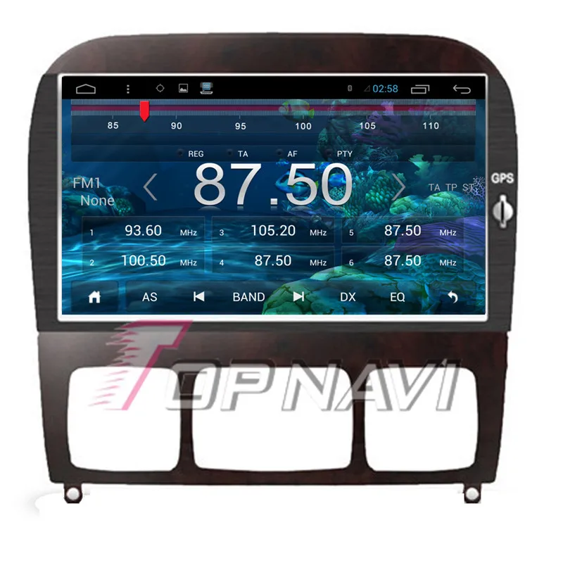 Автомобильный GPS навигатор TOPNAVI 9 дюймов Android 6 0 для Benz S350 (1998 1999 2000 2001 2002 2003 2004 2005)