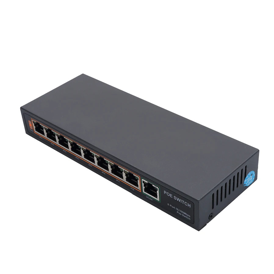 Сетевой коммутатор IEEE802.3af 8 портов 100 Мбит/с 1 шт.|8 port|ethernet network switchnetwork switch |