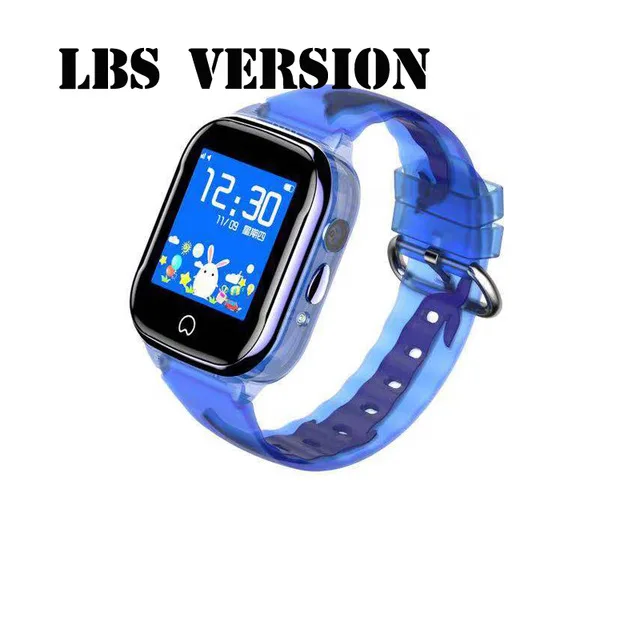 Blue LBS K21 Смарт-часы для детей IP67 Водонепроницаемый LBS SOS телефон часы с gps часы с sim-картой для IOS Android наручные часы - Цвет: Blue LBS