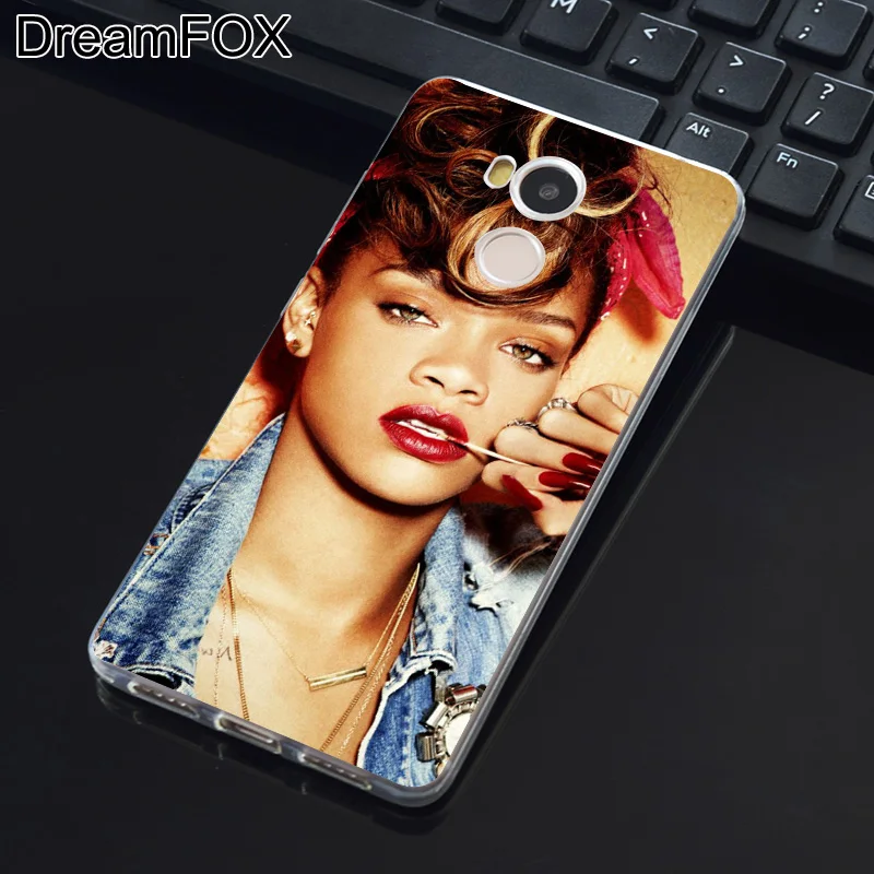 DREAMFOX M349 Рианна и Дрейк Мягкий ТПУ силиконовый чехол для Xiaomi Redmi Note 3 4 5 Plus 3S 4A 4X 5A Pro