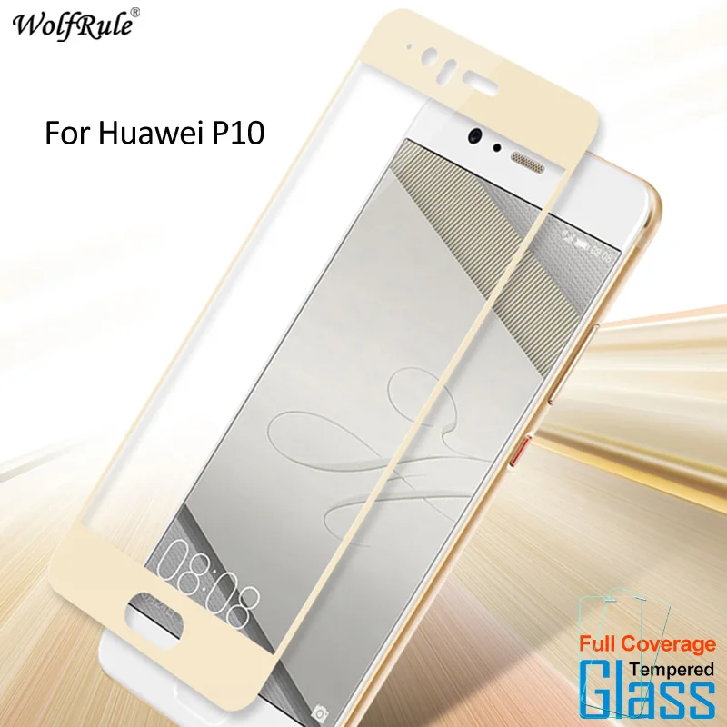 

WolfRule For Glass Huawei P10 Screen Protector For Huawei P10 Tempered Glass For Huawei P10 Glass Full Cover Phone Film