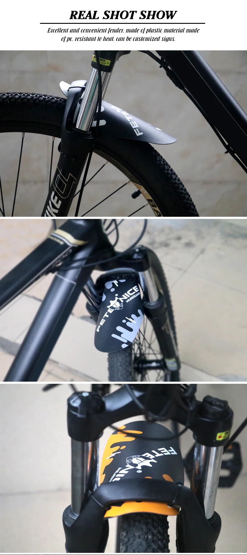 Высокая термостойкость аксессуары велосипед Крылья велосипед крыло MTB спереди/сзади крыло