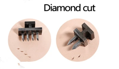 Diamond cut Штампованные плоскогубцы, расстояние, долото, пирсинг, кусачки для кожаного ремешка, браслет для часов, Дырокол с отверстиями - Цвет: Diamond cut