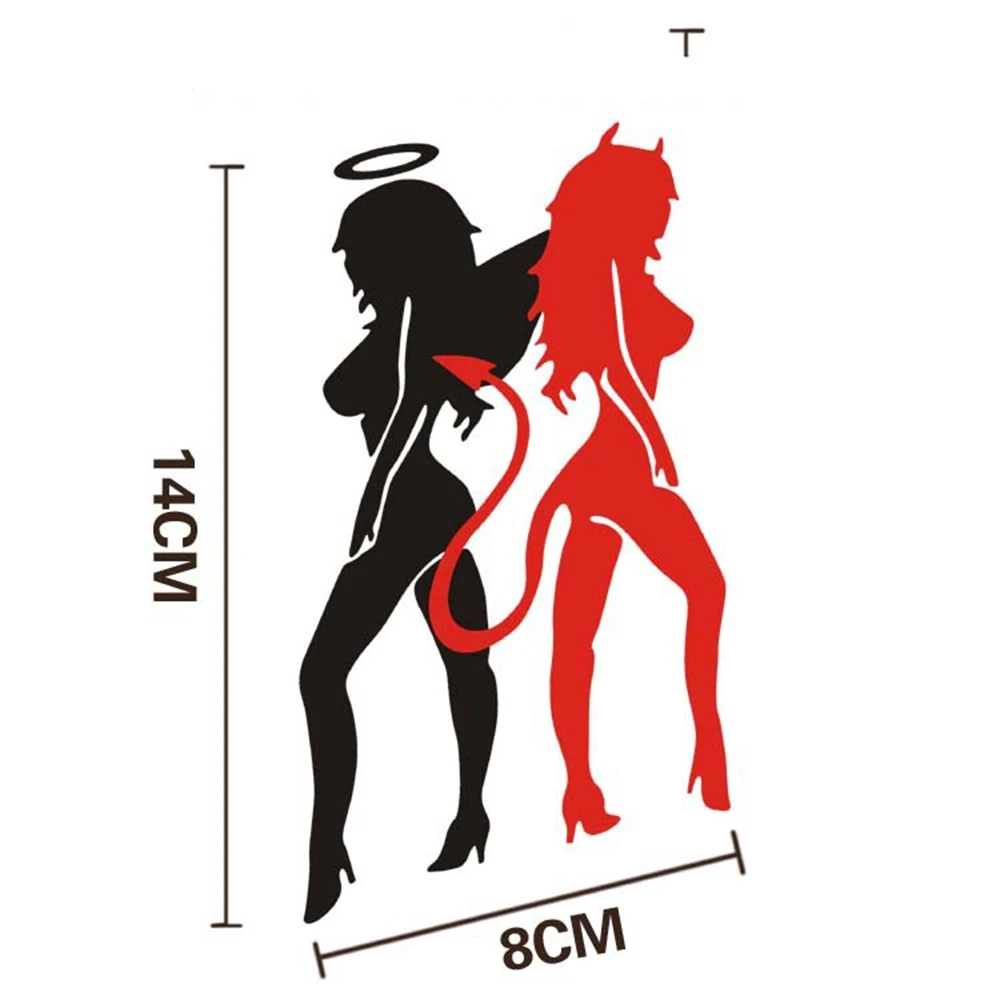 Aliauto ангелы и демоны сексуальные персональные автомобильные наклейки для Toyota