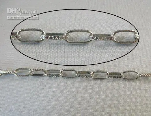 

Текстурированная овальная металлическая цепь M18595, 12 метров