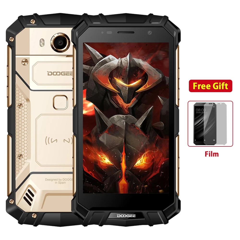 DOOGEE S60 Lite 5 2 ''IP68 Водонепроницаемый 4G смартфон 5580 мАч MTK6750T Восьмиядерный 4 Гб ОЗУ