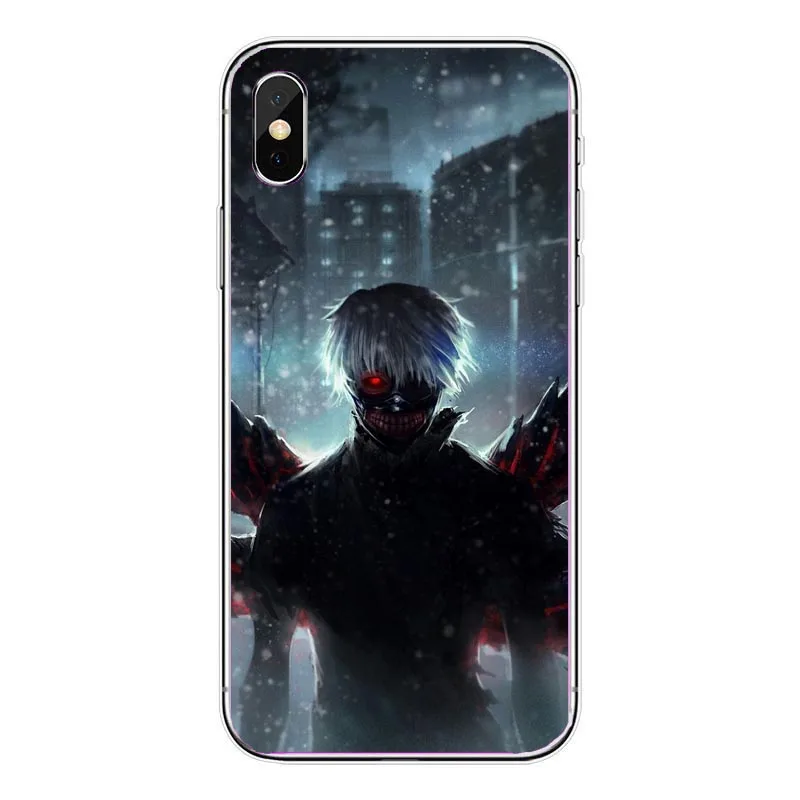 Чехол для телефона с японским Аниме Tokyo Ghoul чехол iPhone Xs XR XS Max 8 7 6 6splus 5 5S SE 4S аниме |