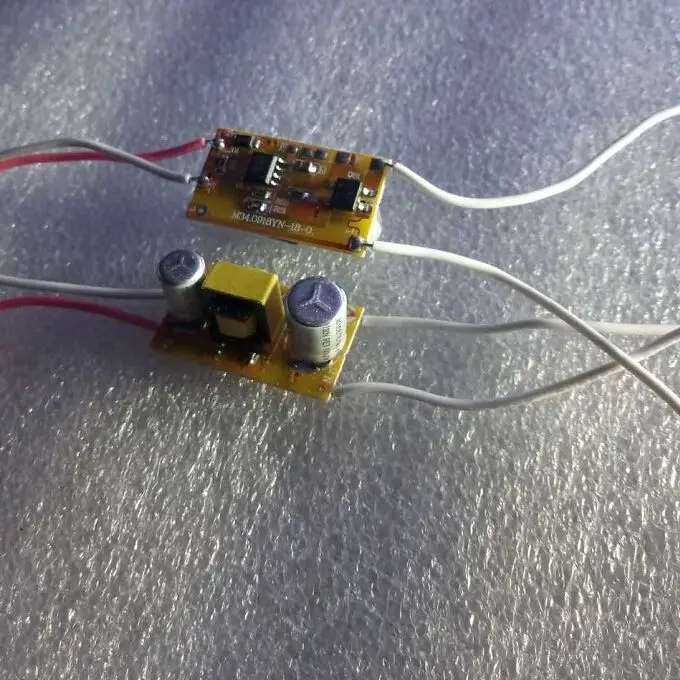 3 шт. DIY Mini LED источник питания AC/DC Адаптеры 8 Вт/18 Вт 200 мА драйвер 260-в от стандарта