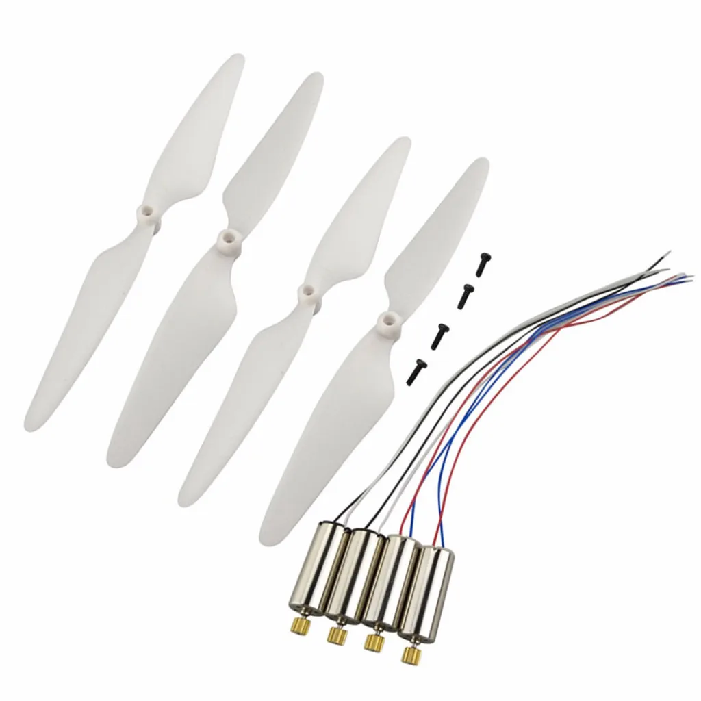 4 шт. пропеллер + двигатель для Hubsan X4 H502E H502S H216A RC Quadcopter запасные части Z514 | Игрушки и