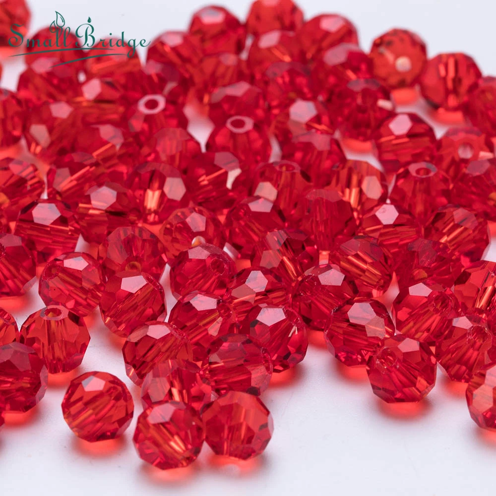 Mix item Red Czech Glass Beads Facted for Jewelry Making Necklace Materials DIY Loose Crystal Beads Wholesale Z117