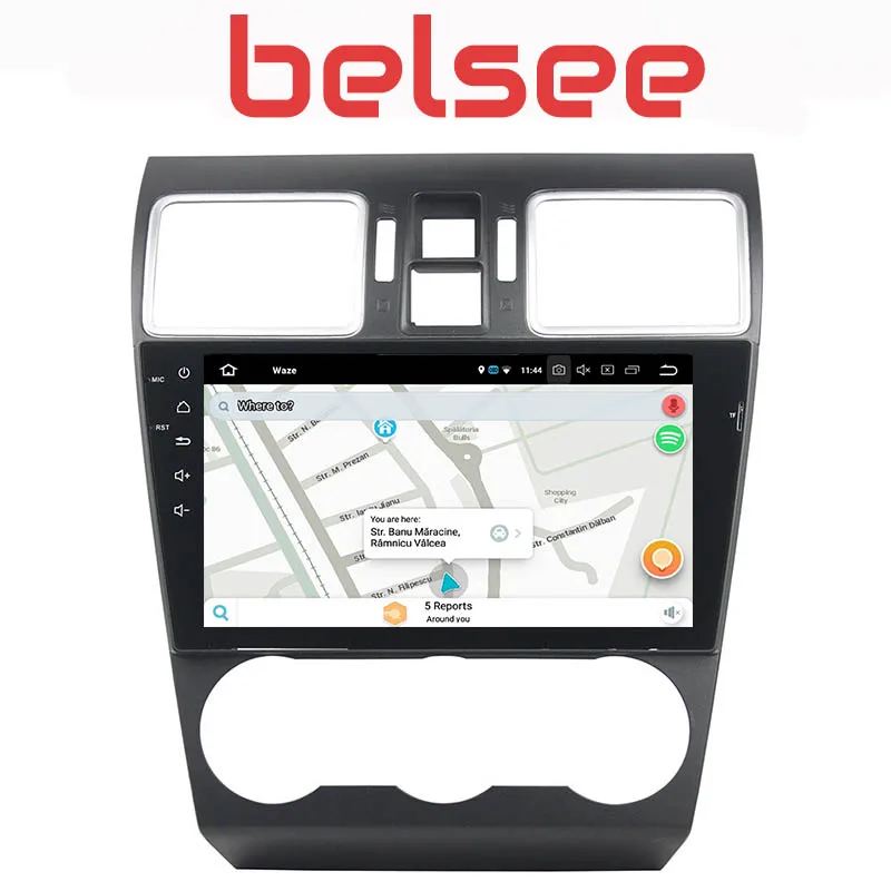 Автомобильный мультимедийный радиоплеер Belsee Android 10 стерео головное устройство 8