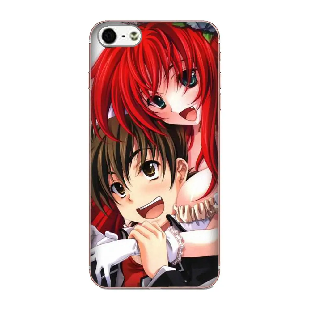 ТПУ сумочки для аксессуаров средней школы Dxd Rias Gremory Apple iPhone 4 4S 5 5C 5S SE 6 6S 7 8 Plus X XS Max XR